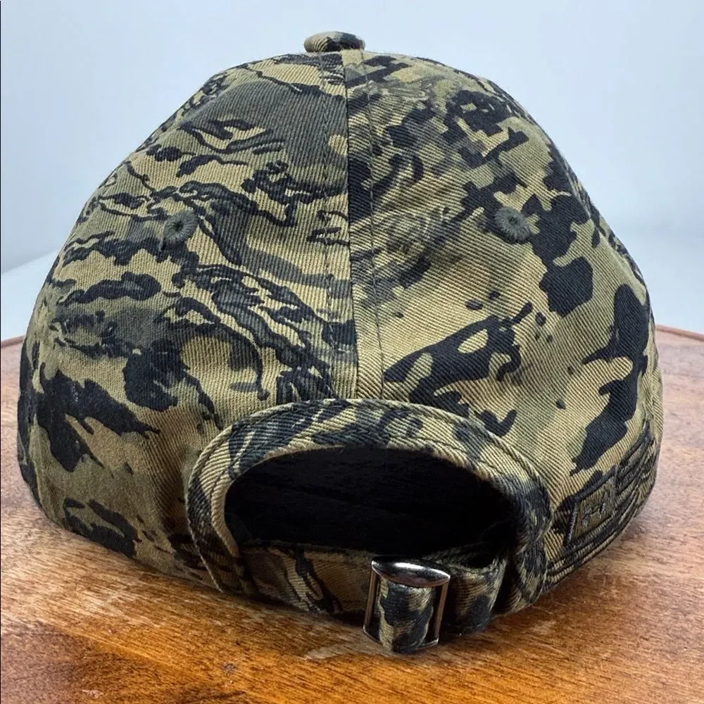 Under Armour Hat Freedom Green Black Camouflage Baseball Cap Free Fit Adjustable